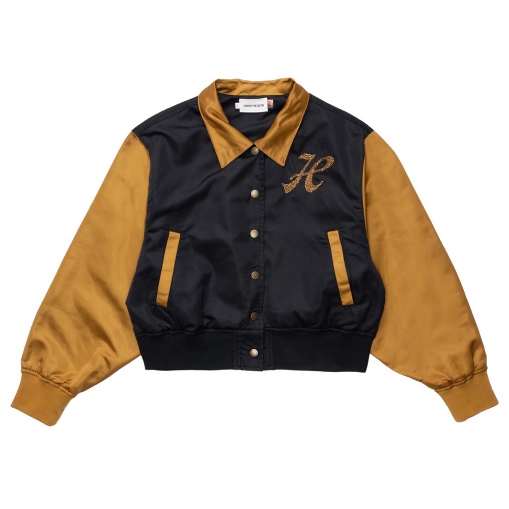HONOR THE GIFT WOMEN STADIUM JACKET (BLACK)